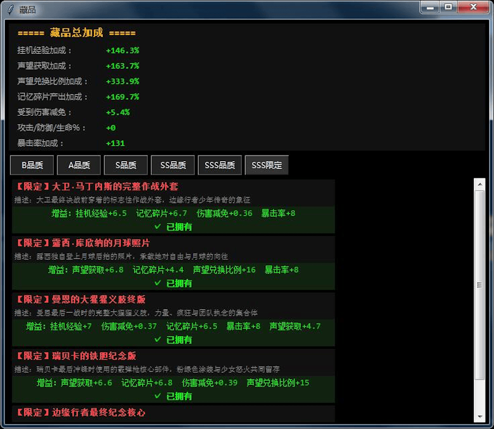 赛博朋克放置，群友自制投稿PC文字挂机游戏