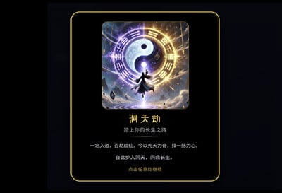 洞天劫，更新2.0.0版本，群友自制挂机修仙放置