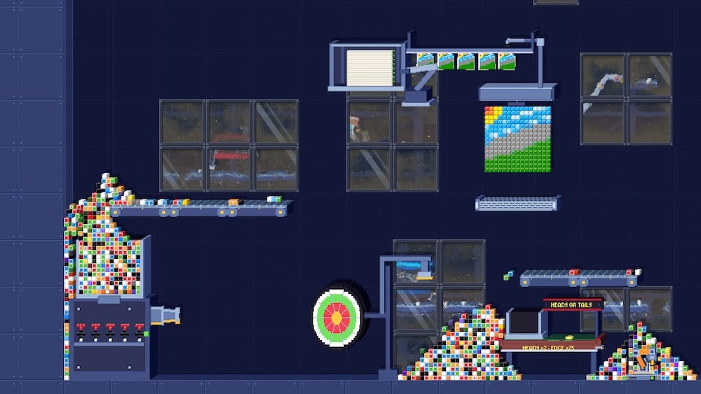 Pixel Sorter Factory（像素分拣工厂），老外投稿Steam自动化工厂休闲放置游戏