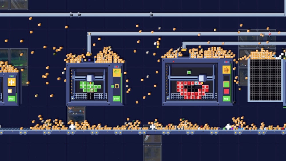 Pixel Sorter Factory（像素分拣工厂），老外投稿Steam自动化工厂休闲放置游戏