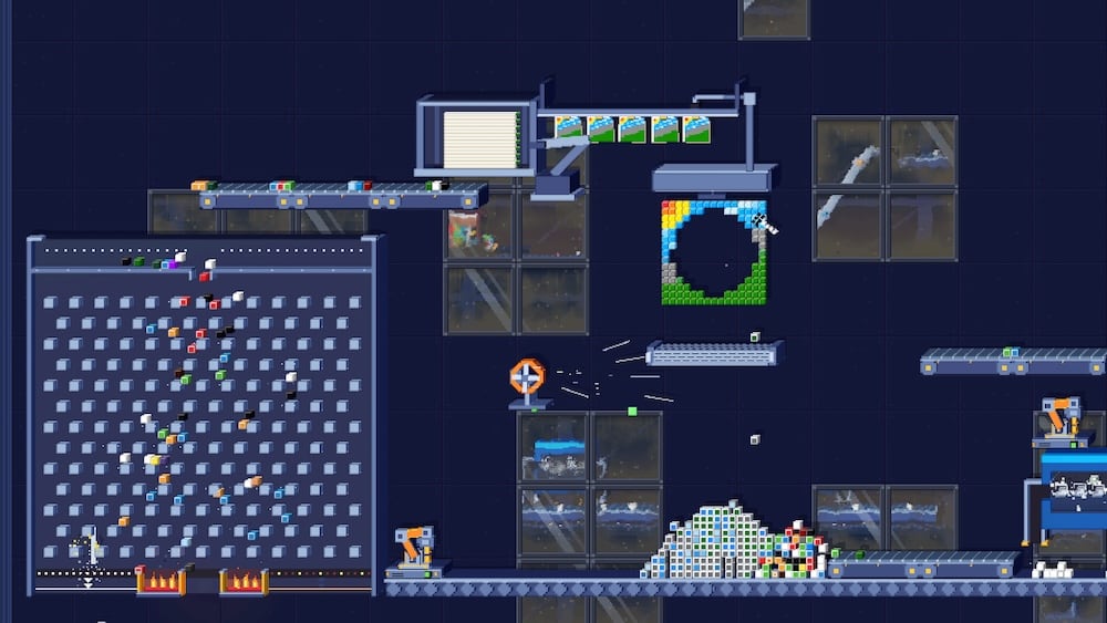 Pixel Sorter Factory（像素分拣工厂），老外投稿Steam自动化工厂休闲放置游戏