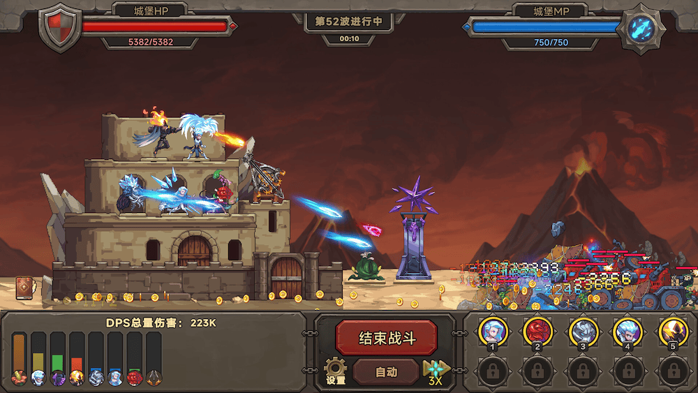 守城英雄传，群友投稿Steam挂机战斗塔防游戏