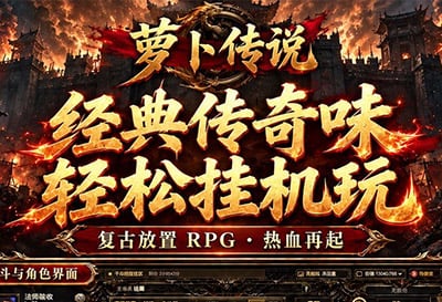 萝卜传说，经典传奇玩法挂机游戏