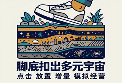 脚底扣出多元宇宙，群友原创点击放置